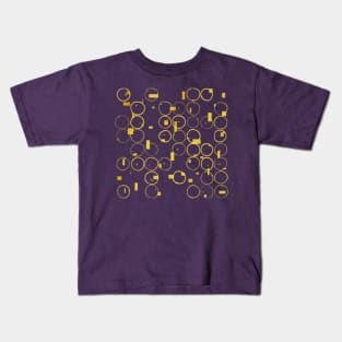 Golden circle pattern Kids T-Shirt